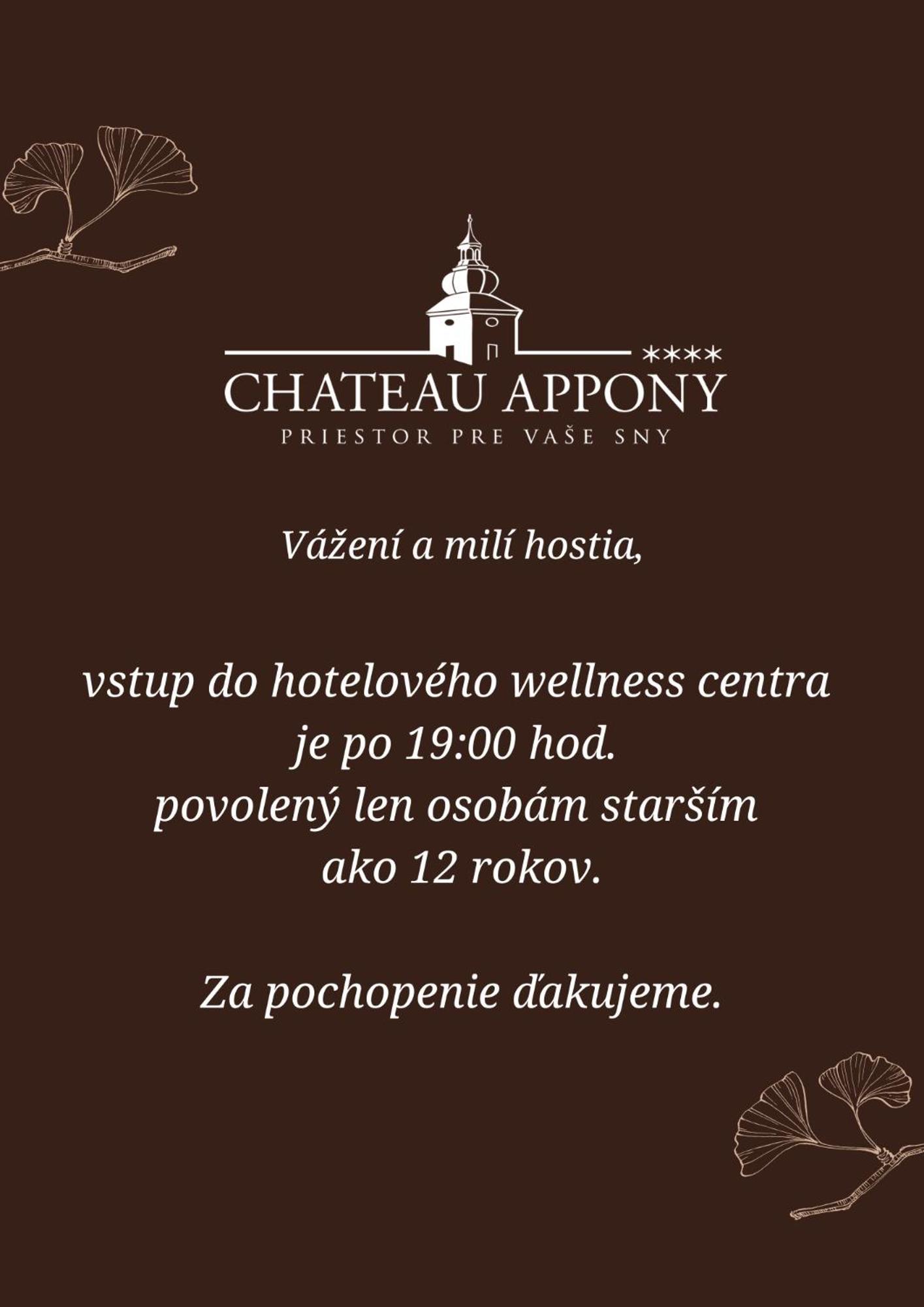 Chateau Appony Экстерьер фото